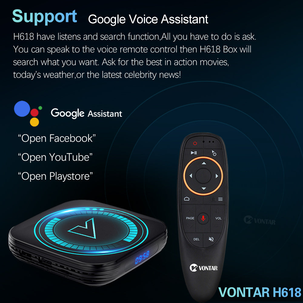 Tv Box Iptv Vontar X4 8K Original - Stony Shop